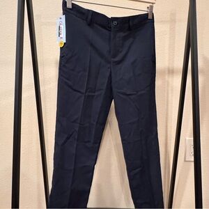 NWT Cat & Jack Kids Navy Formal Pants 10 Husky
